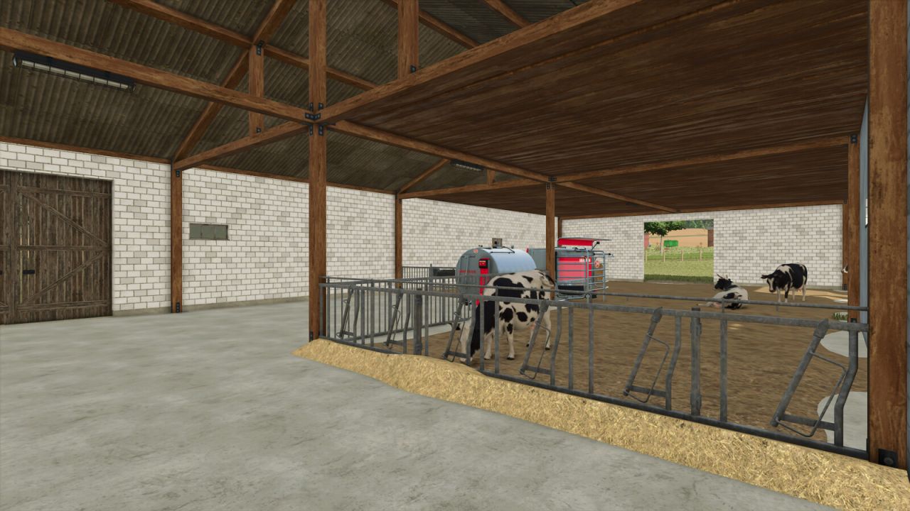 Old Garage And Barn