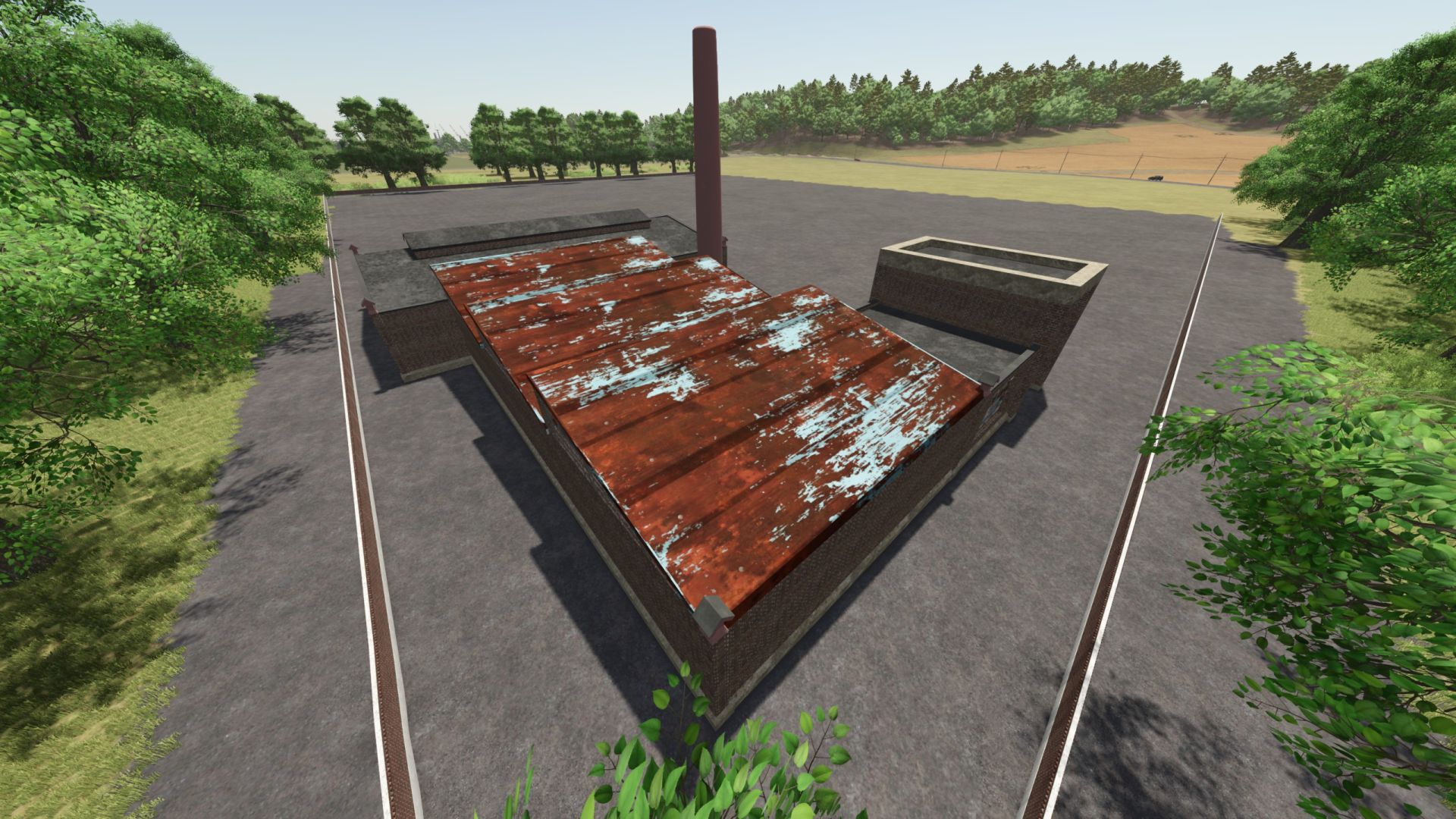 Старая немецкая нефтяная мельница