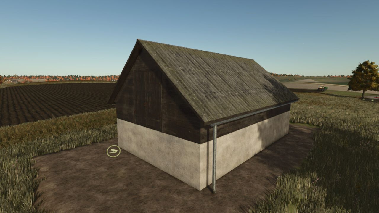 Oude hooizolder en graanopslag