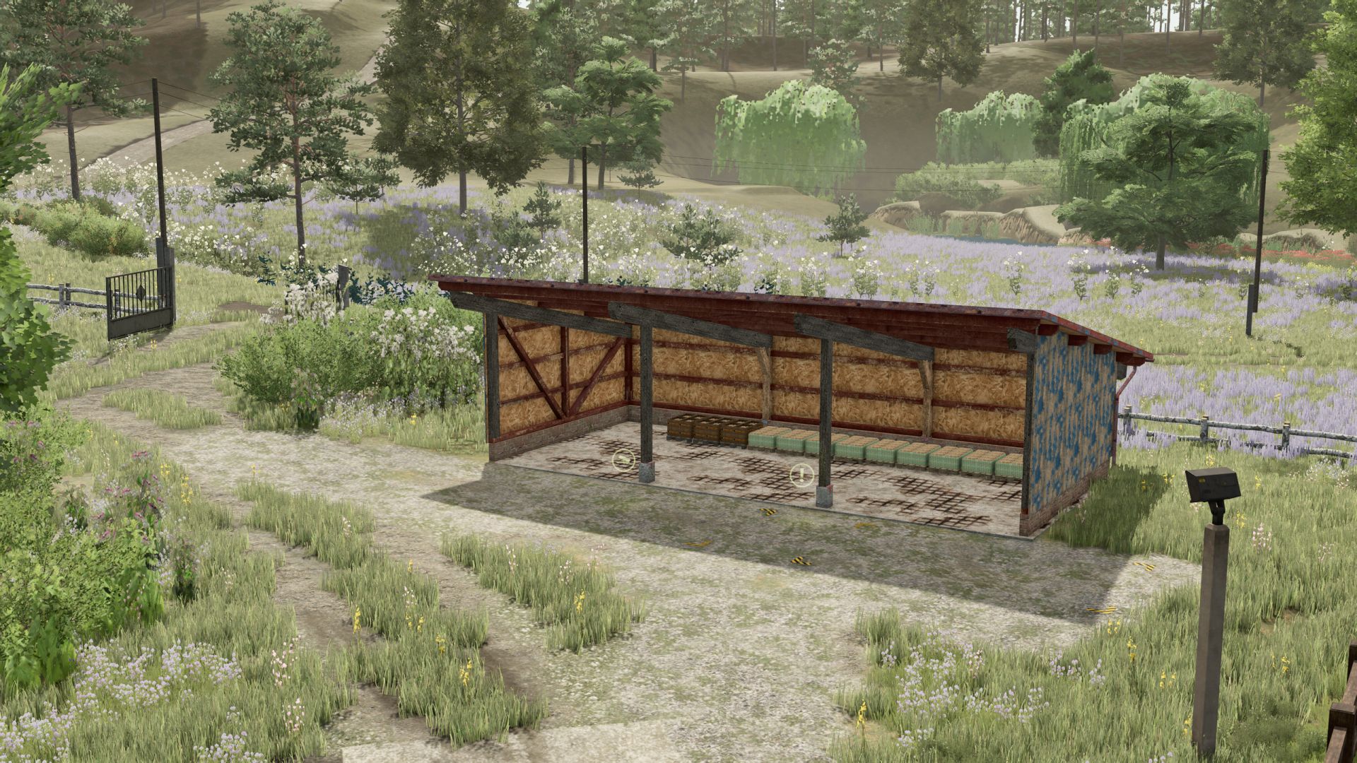 Old pallet storage