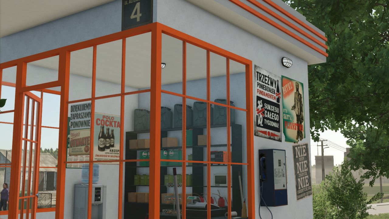 Ancienne station-service polonaise CPN