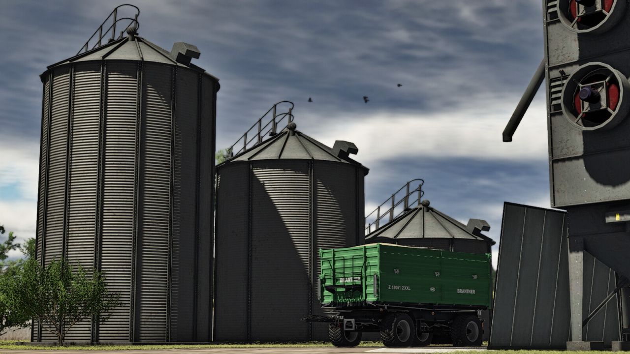 Velhas caixas de silo