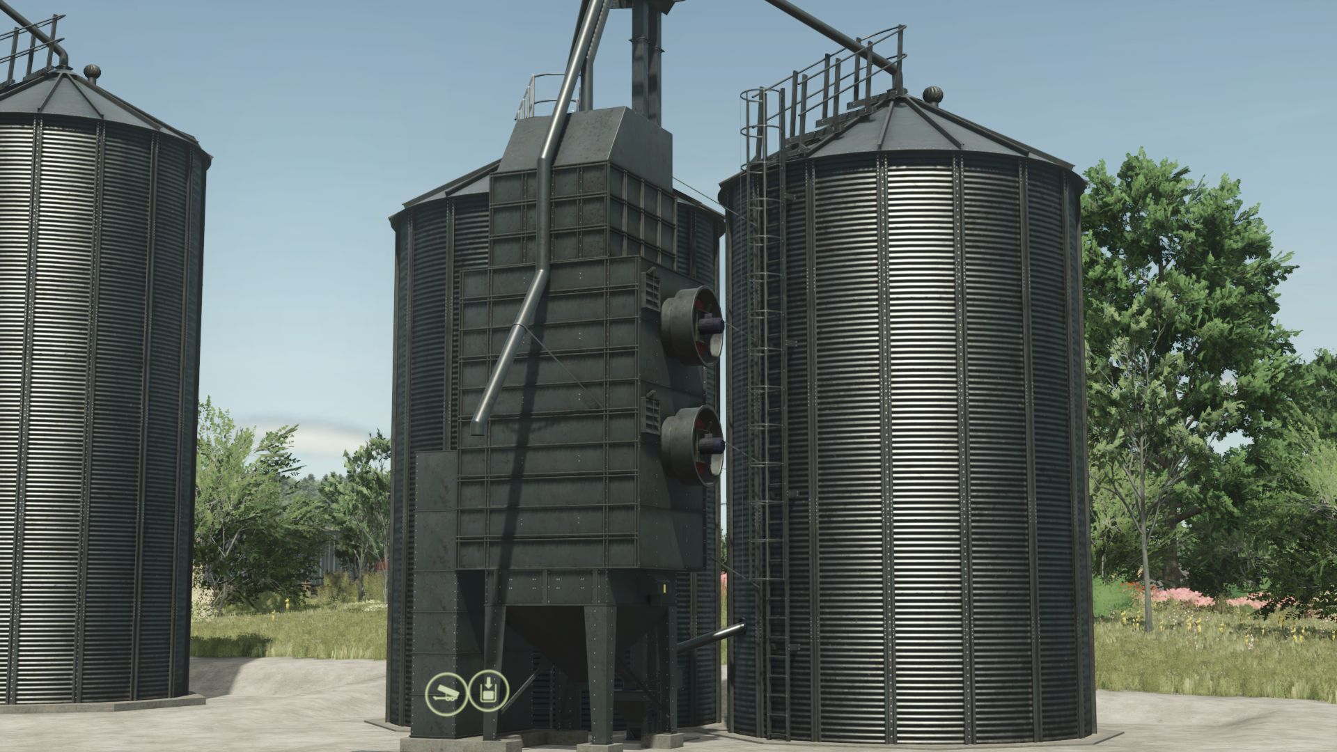 Anciens bacs de silo