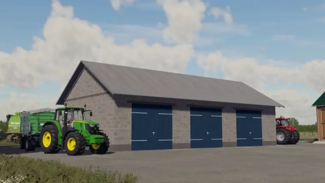 Vecchio piccolo garage