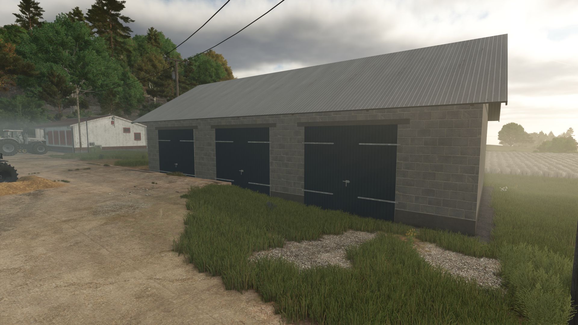 Vecchio piccolo garage