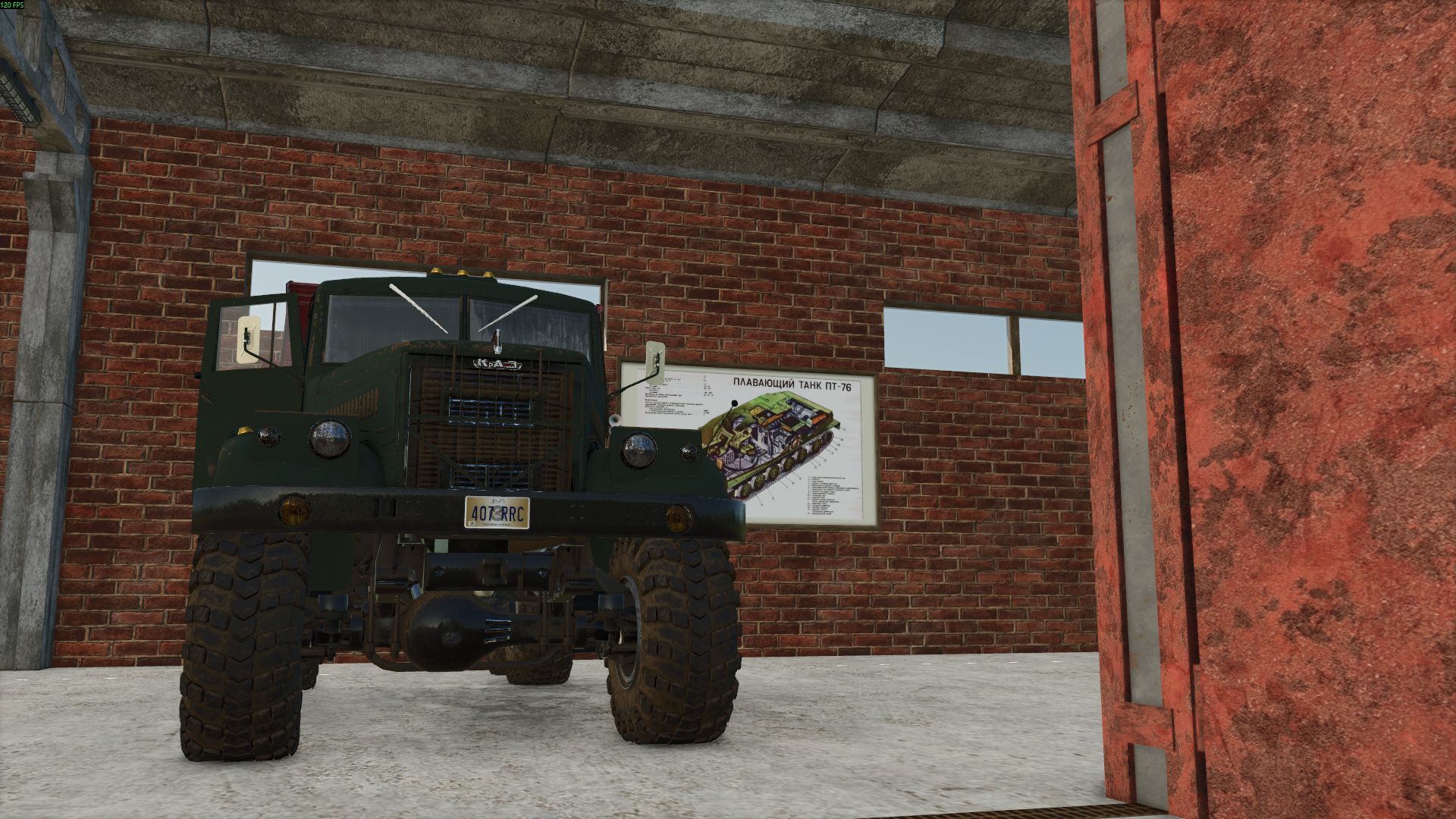 Old soviet garage