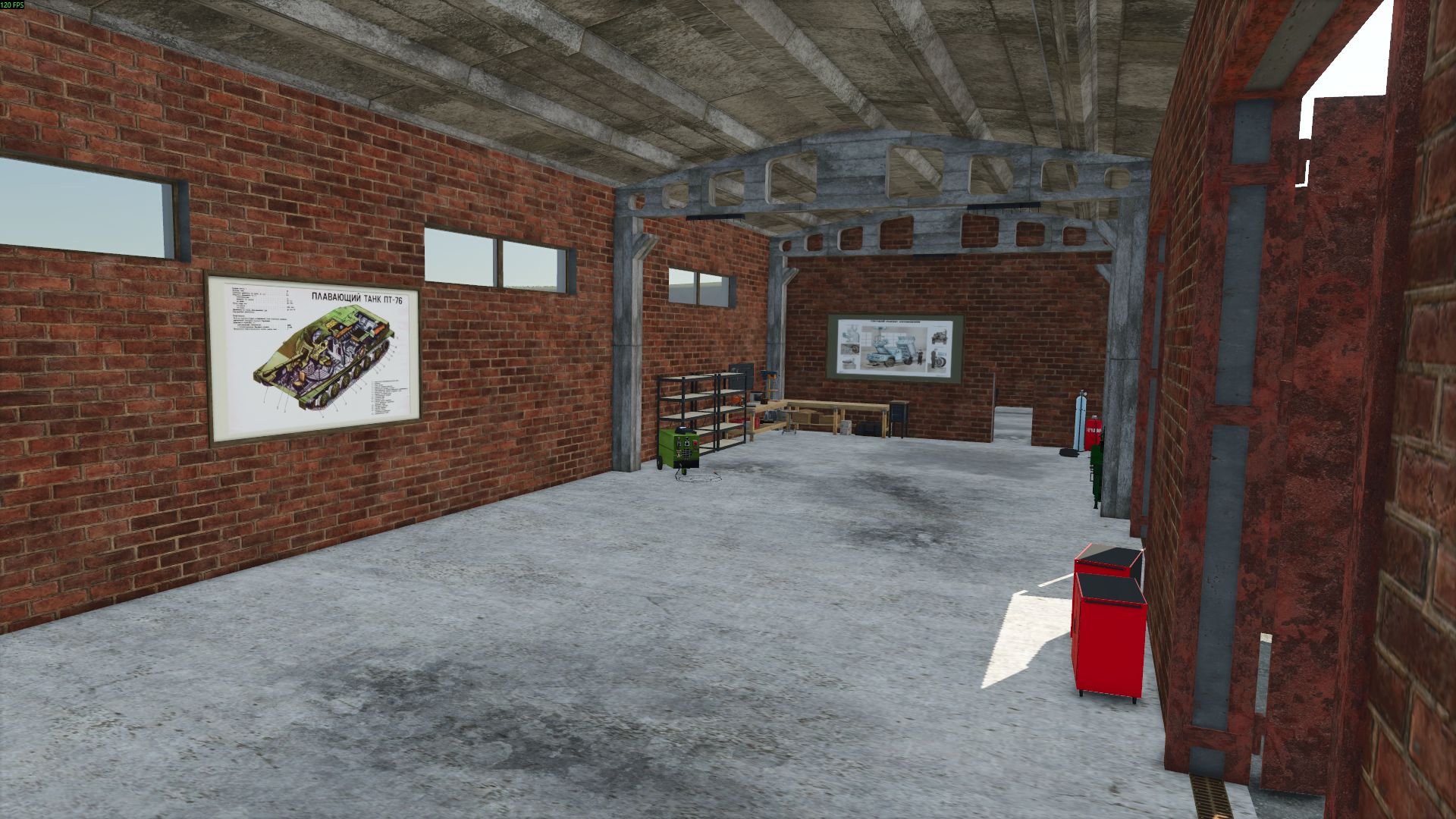 Old soviet garage