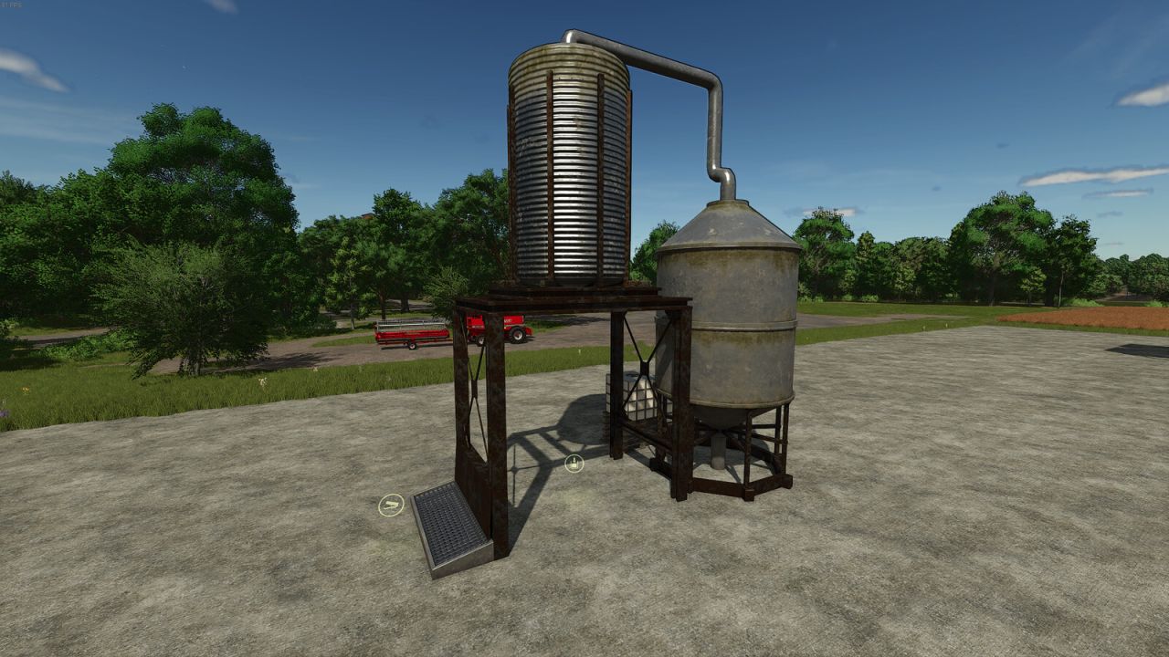 Old State Agricultural Farm Silos