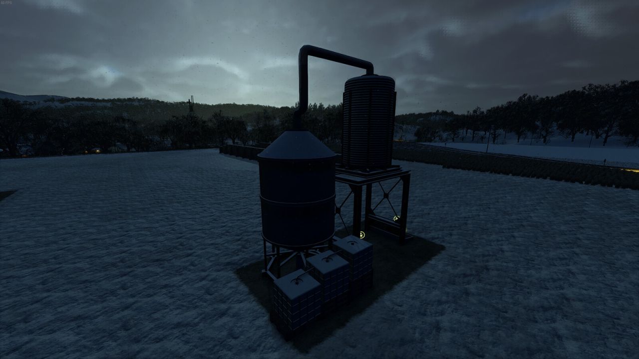 Старые силосы совхоза