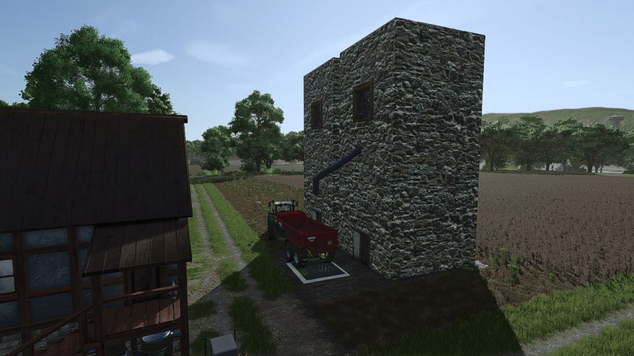 Vieux silo en pierre