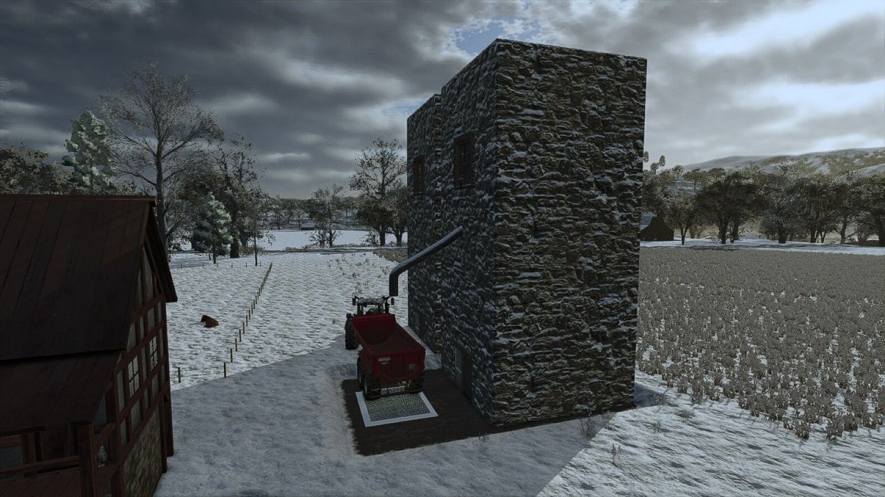 Vieux silo en pierre