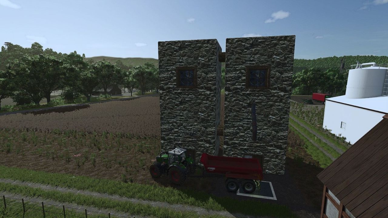Vieux silo en pierre
