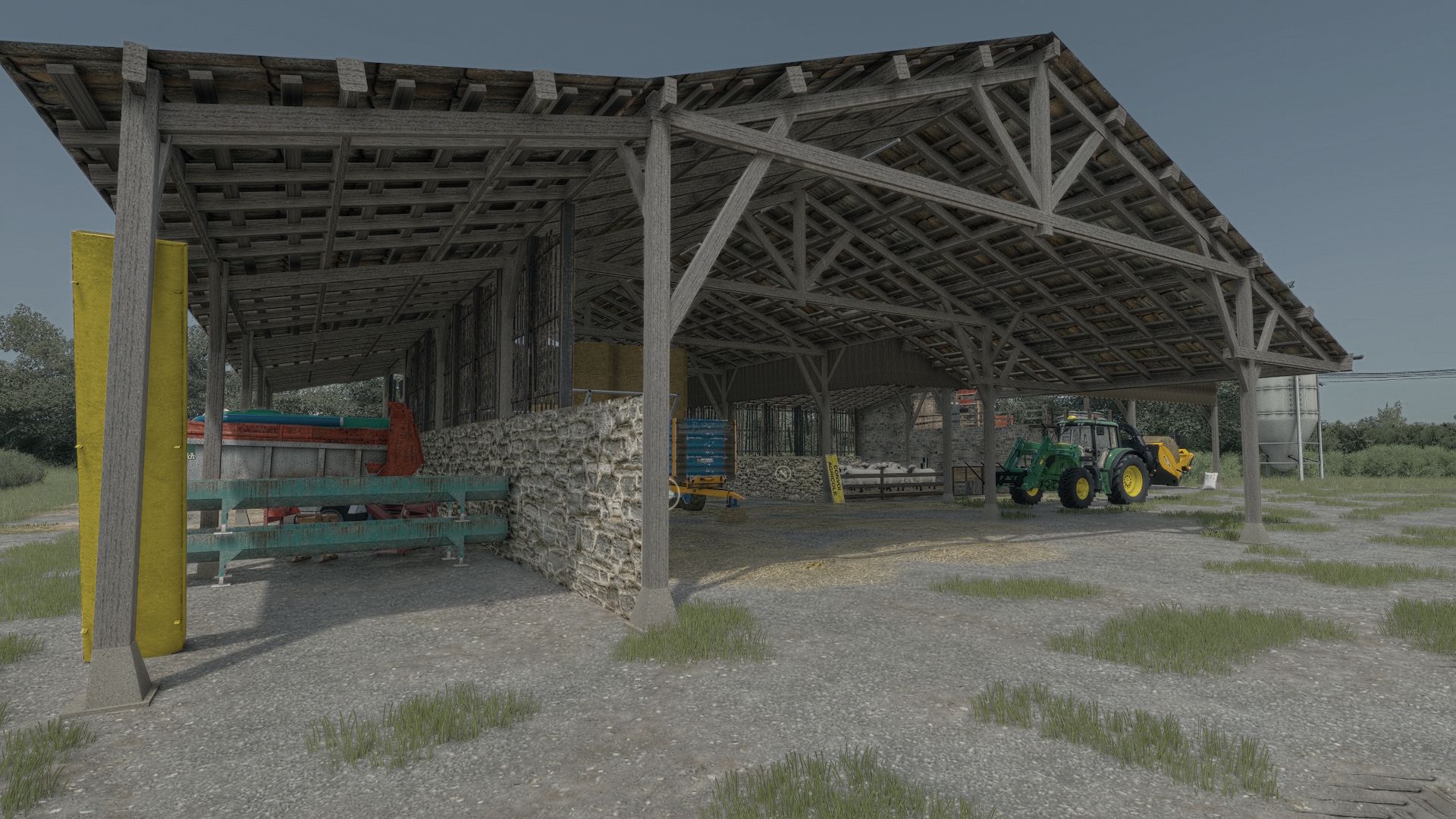 Old-Style Goat Barn