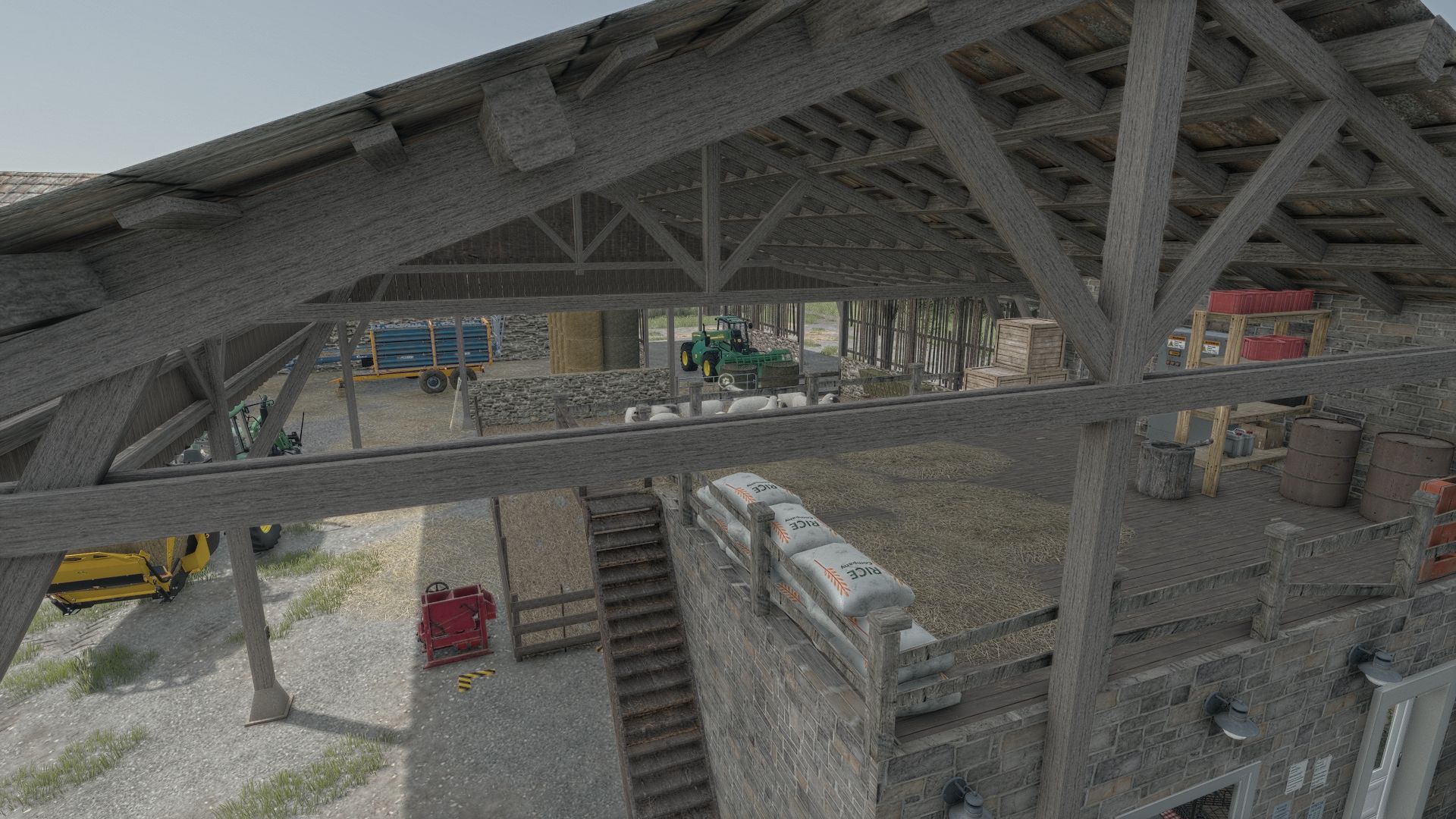 Old-Style Goat Barn