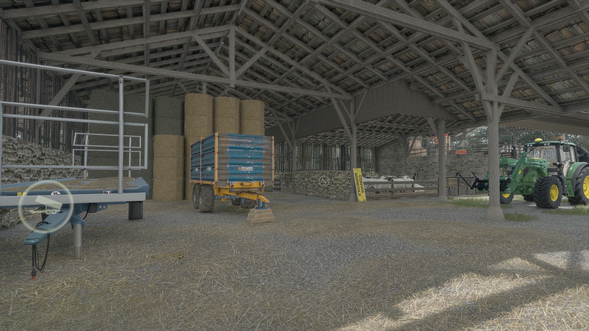 Old-Style Goat Barn