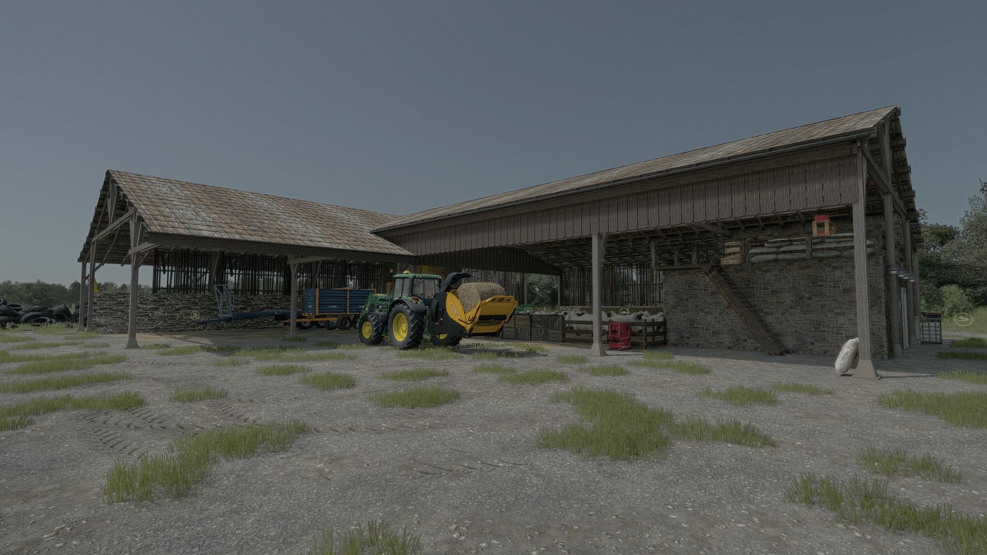 Old-Style Goat Barn