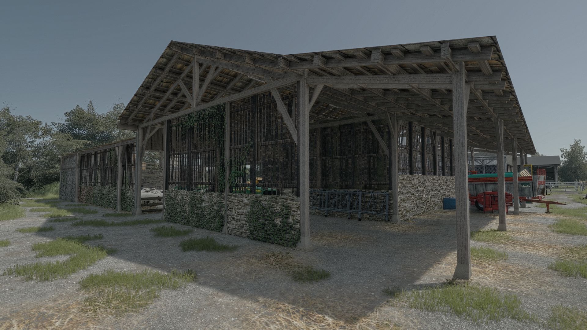 Old-Style Goat Barn