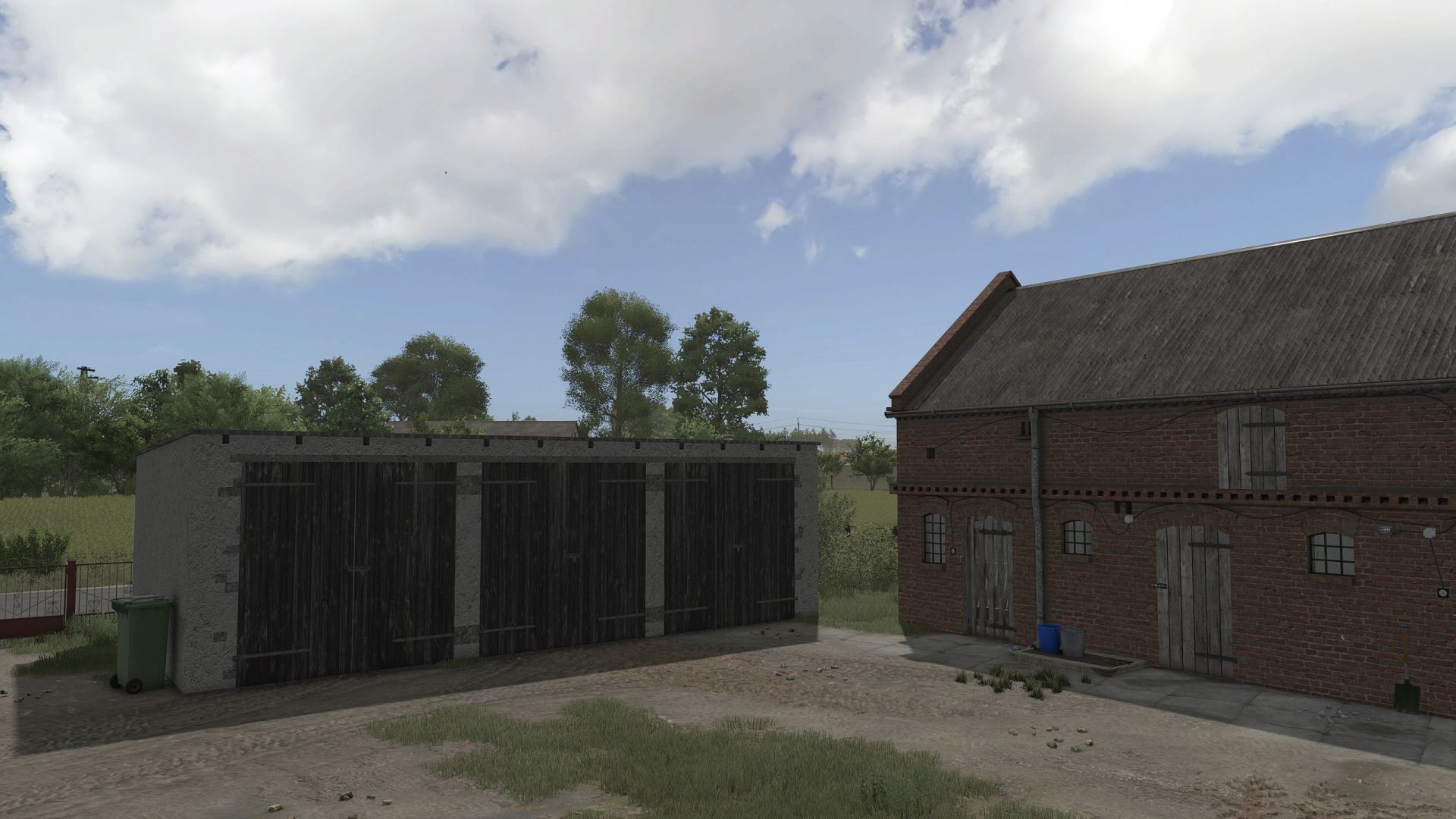 Old White Garage