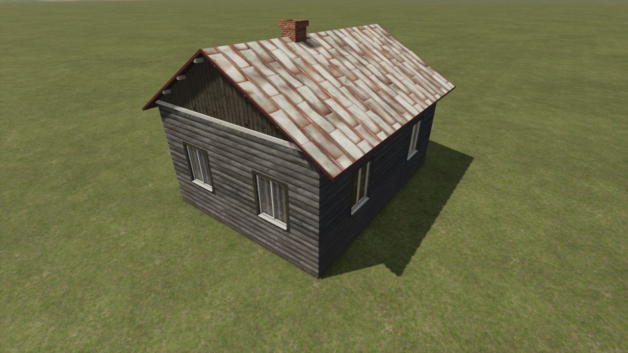 Old Wooden House (Prefab) FS25 thumbnail 3