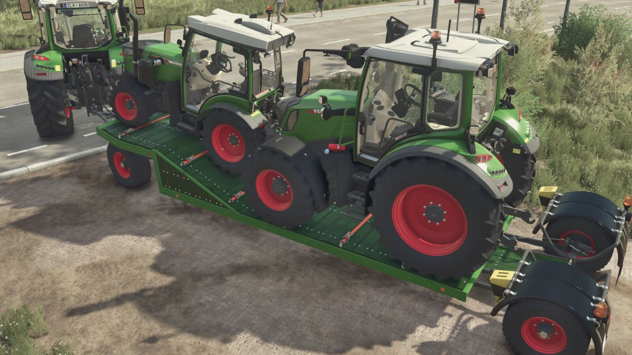 Veicolo a basso caricamento d'epoca