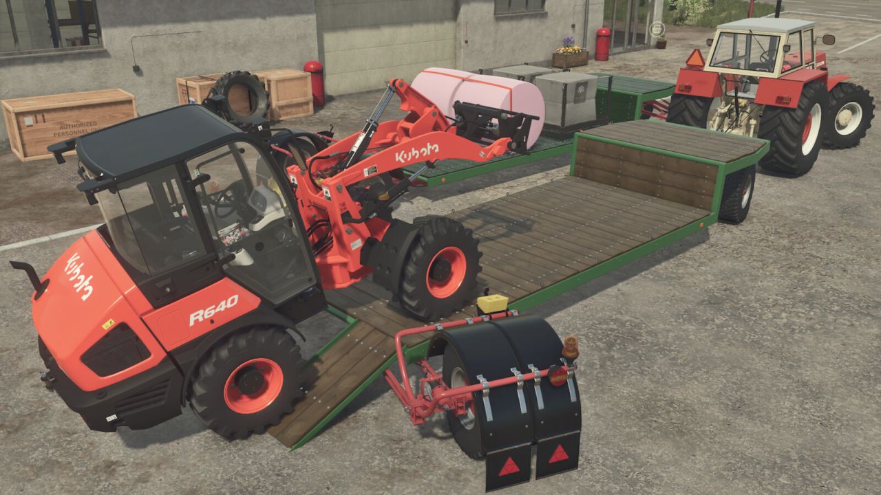 Veicolo a basso caricamento d'epoca