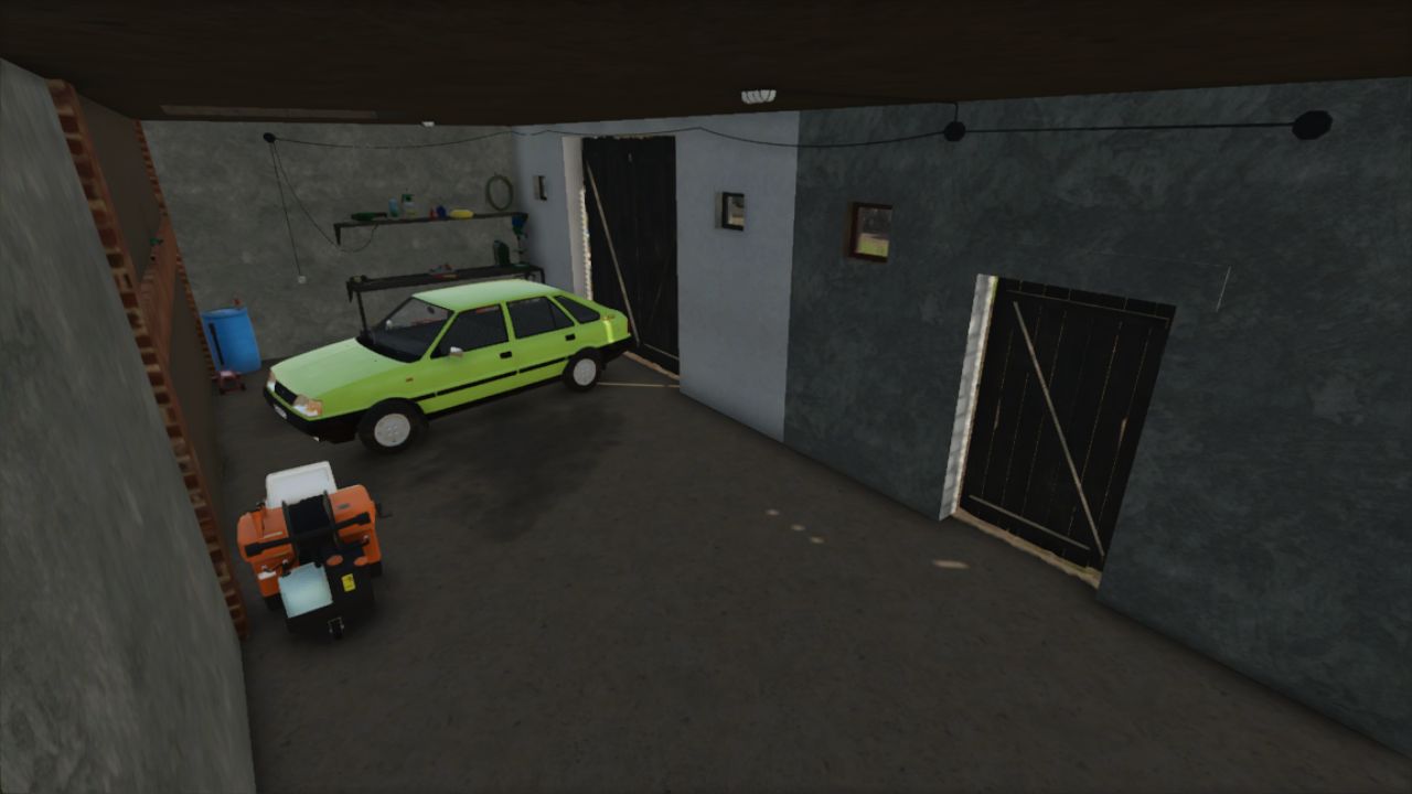 Dependência com garagem