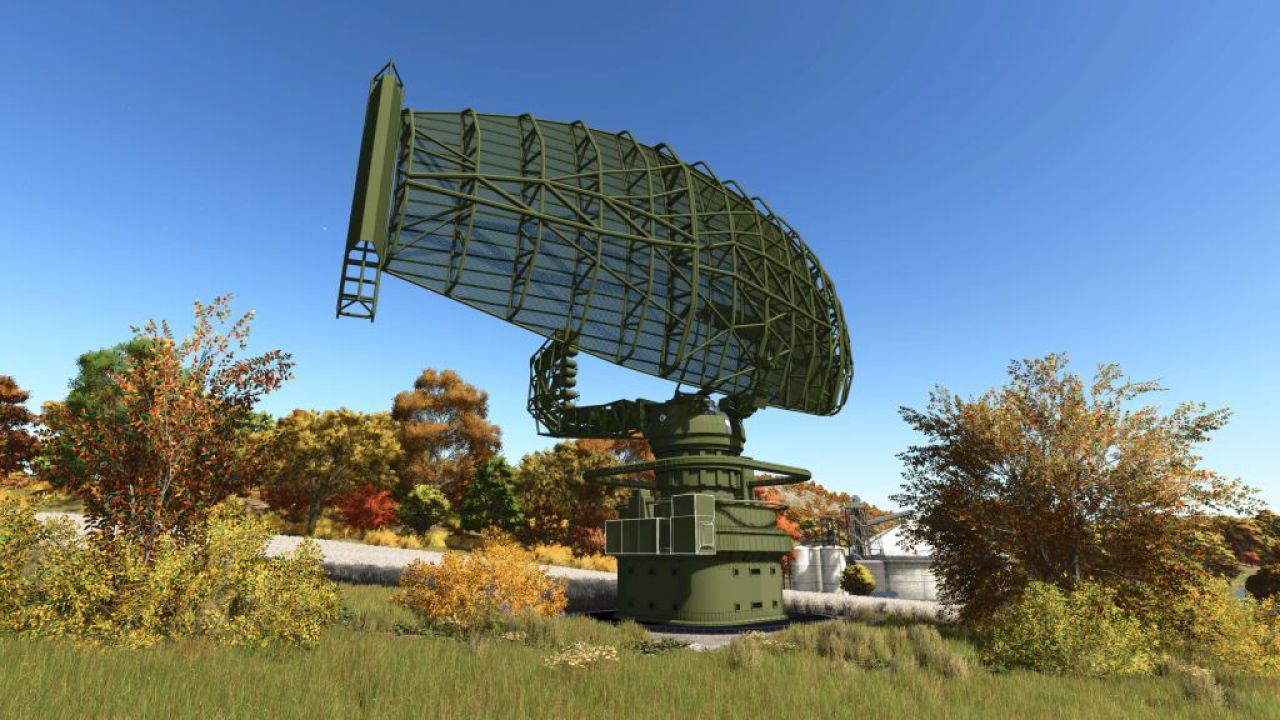Antena/estación de radar militar P-14