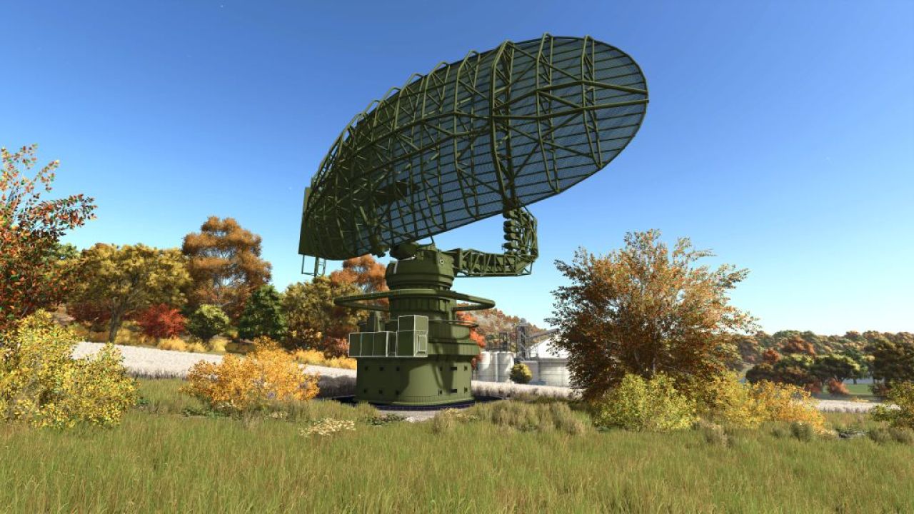 Antena/estación de radar militar P-14