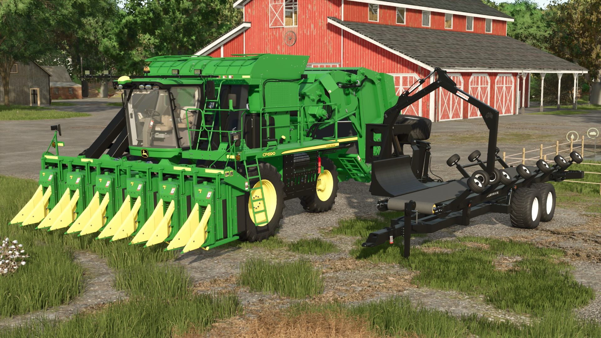 Pack cotton John Deere (52 km/h)