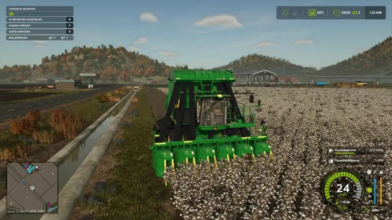 Mochila algodón John Deere (52 km/h)