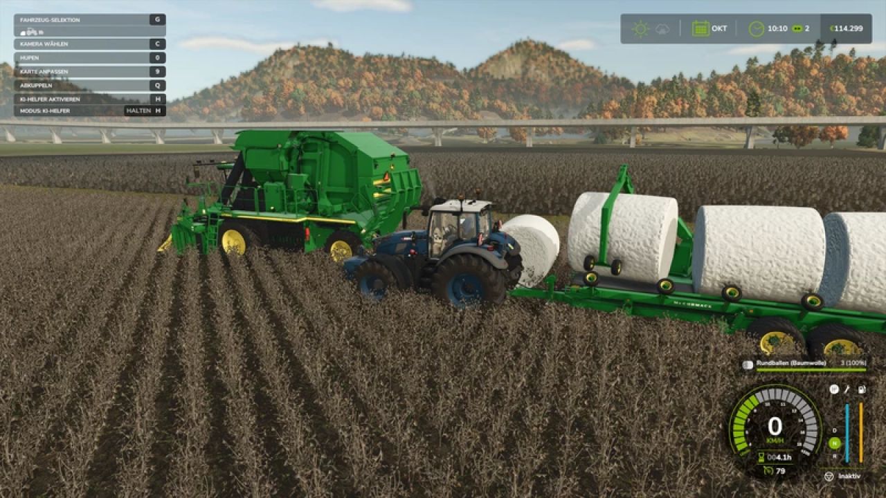 Mochila algodón John Deere (52 km/h)