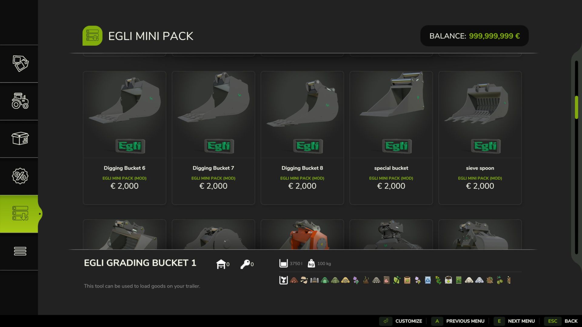 Pack EGLI