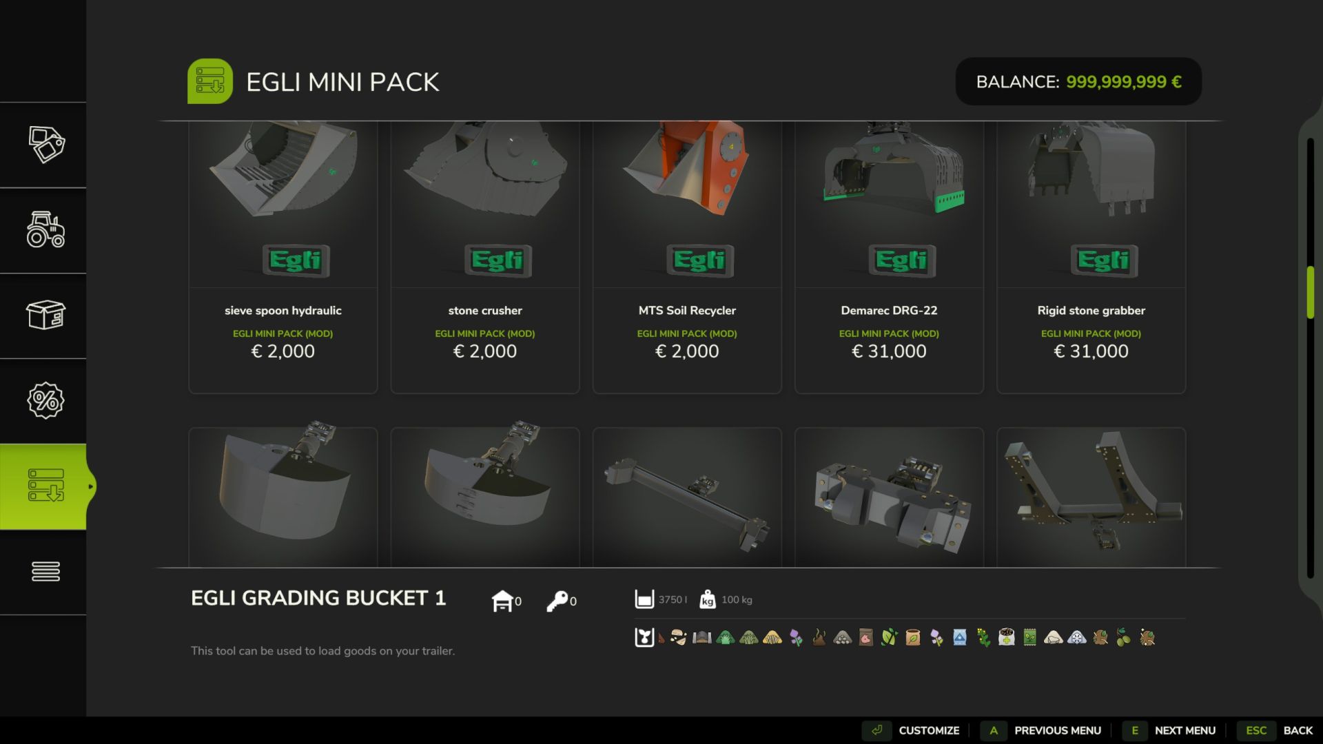 Pack EGLI