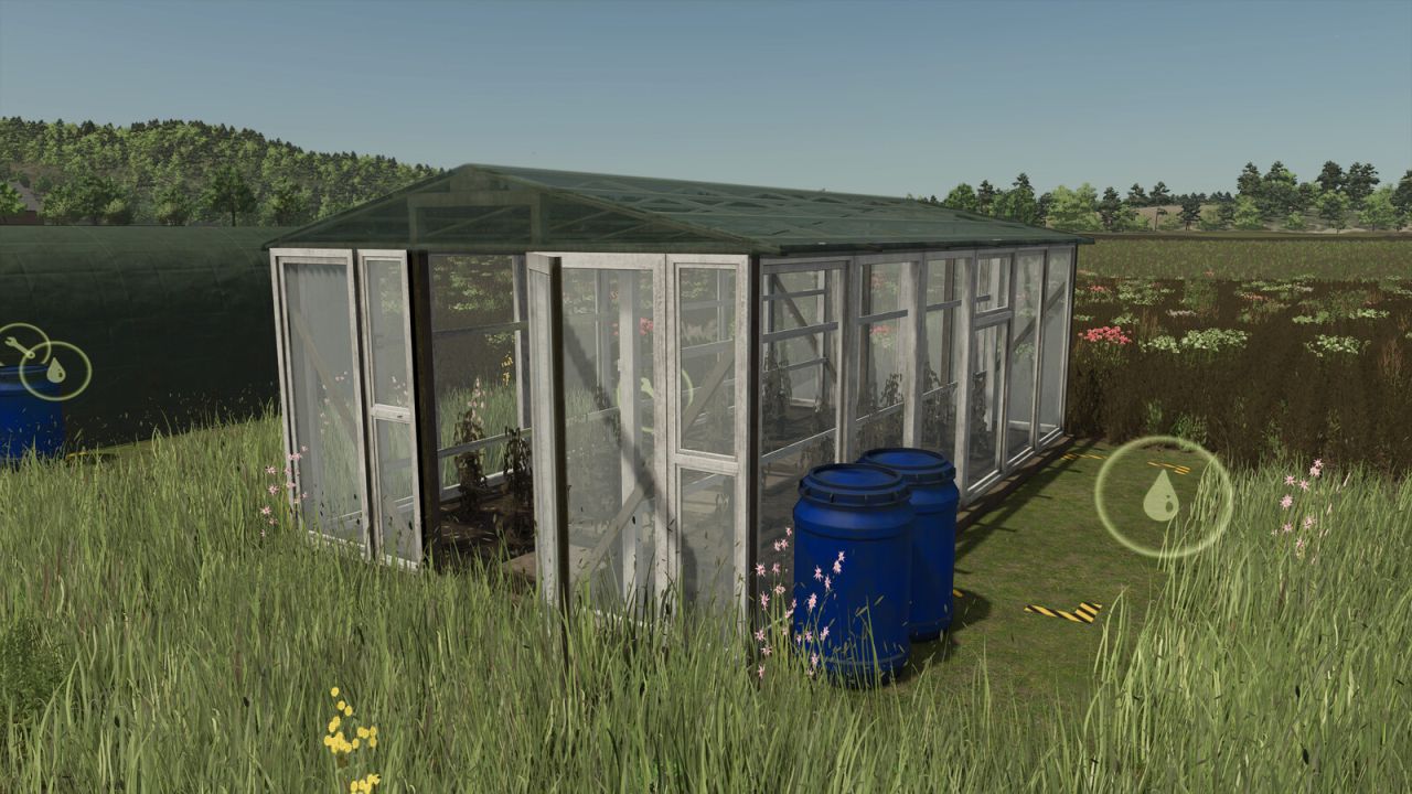 Packung Gewächshäuser