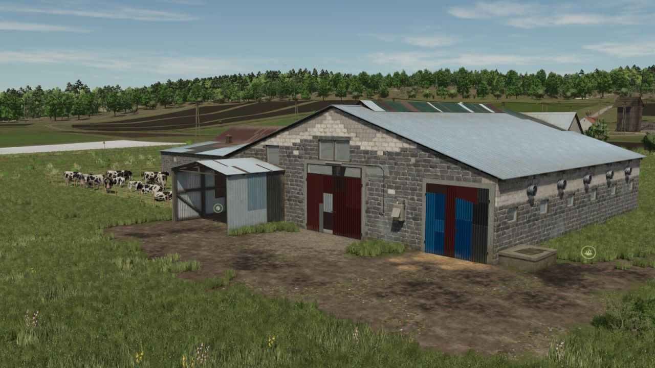 Pack Of Large Cowsheds