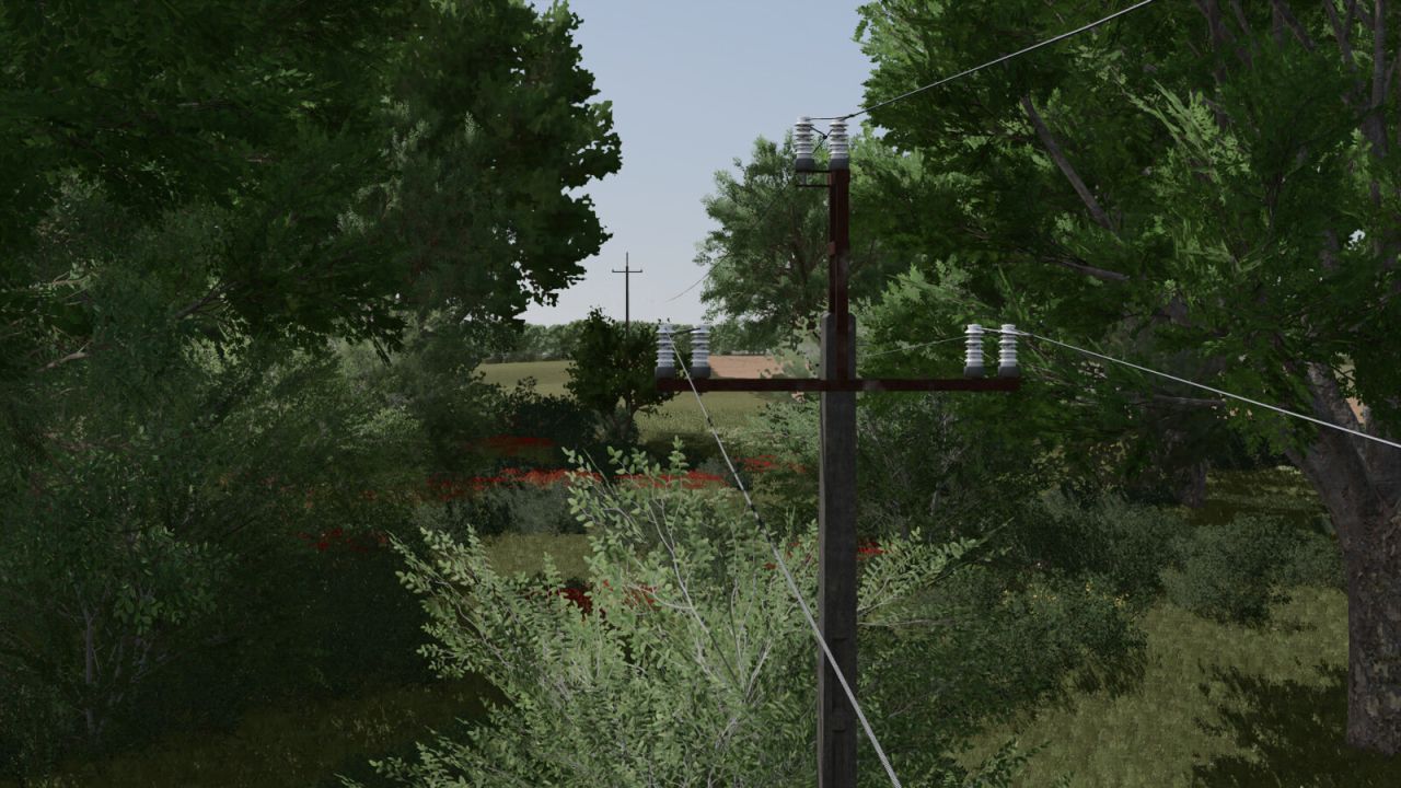 Pack of power poles (Prefab)