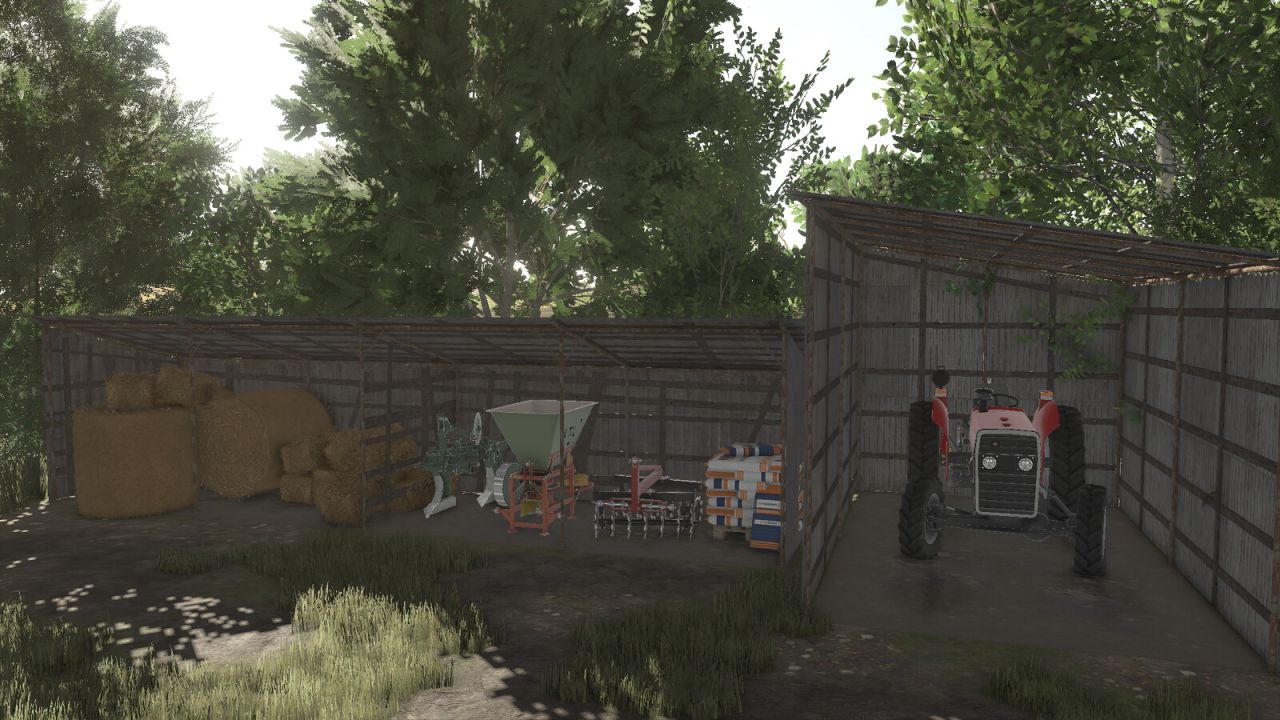 Confezione Di Piccoli Capannoni