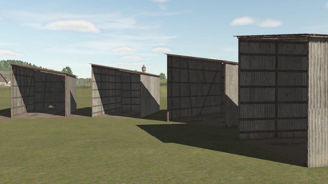 Confezione Di Piccoli Capannoni