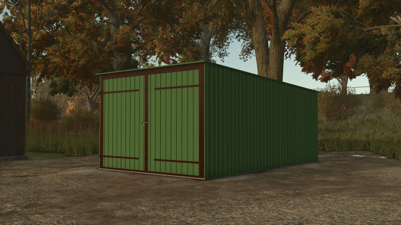 Packung Autogaragen Aus Blech