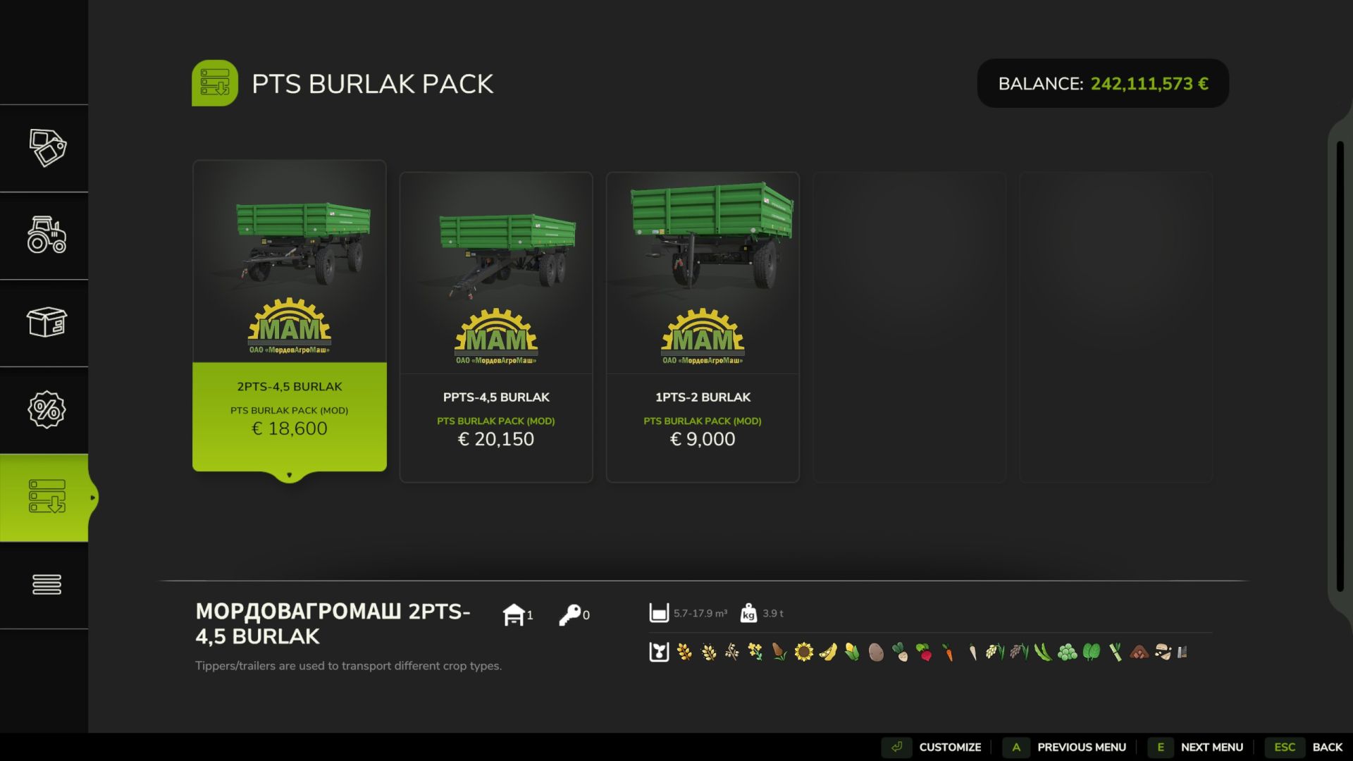 Pack PTS «Burlak»