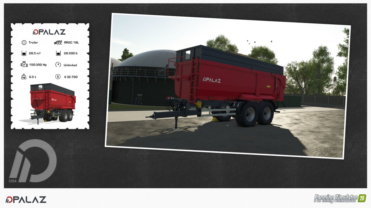 Palaz RR2C 18L Trailer