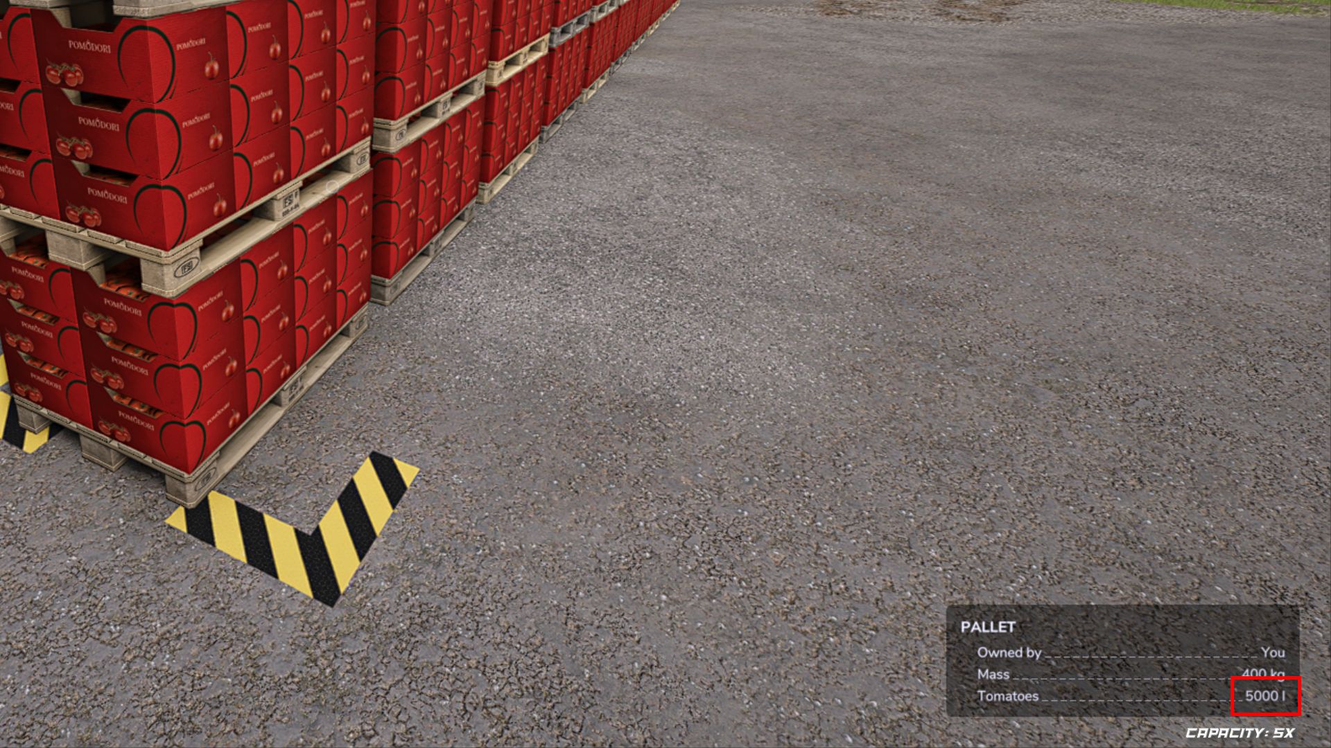 Palletcapaciteit en spawn-controle
