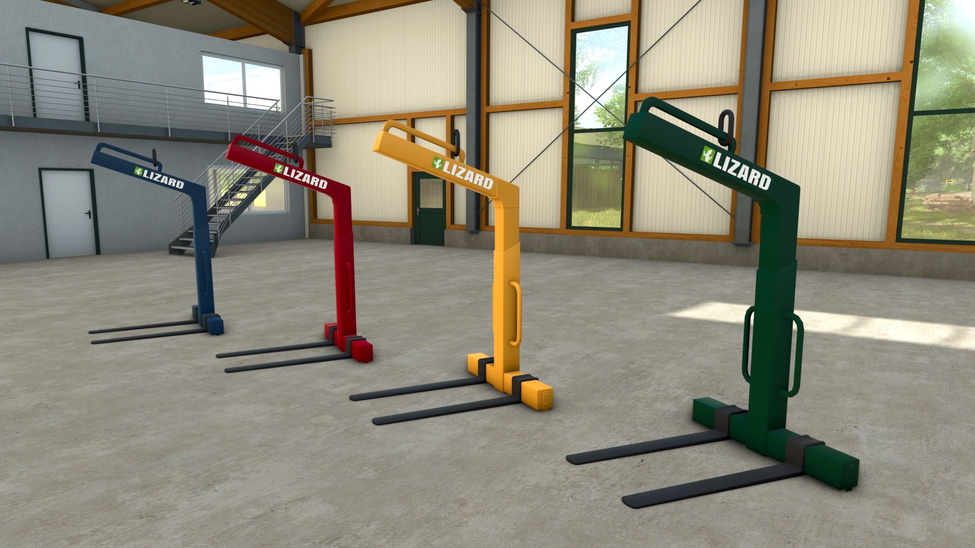Pallet fork for crane