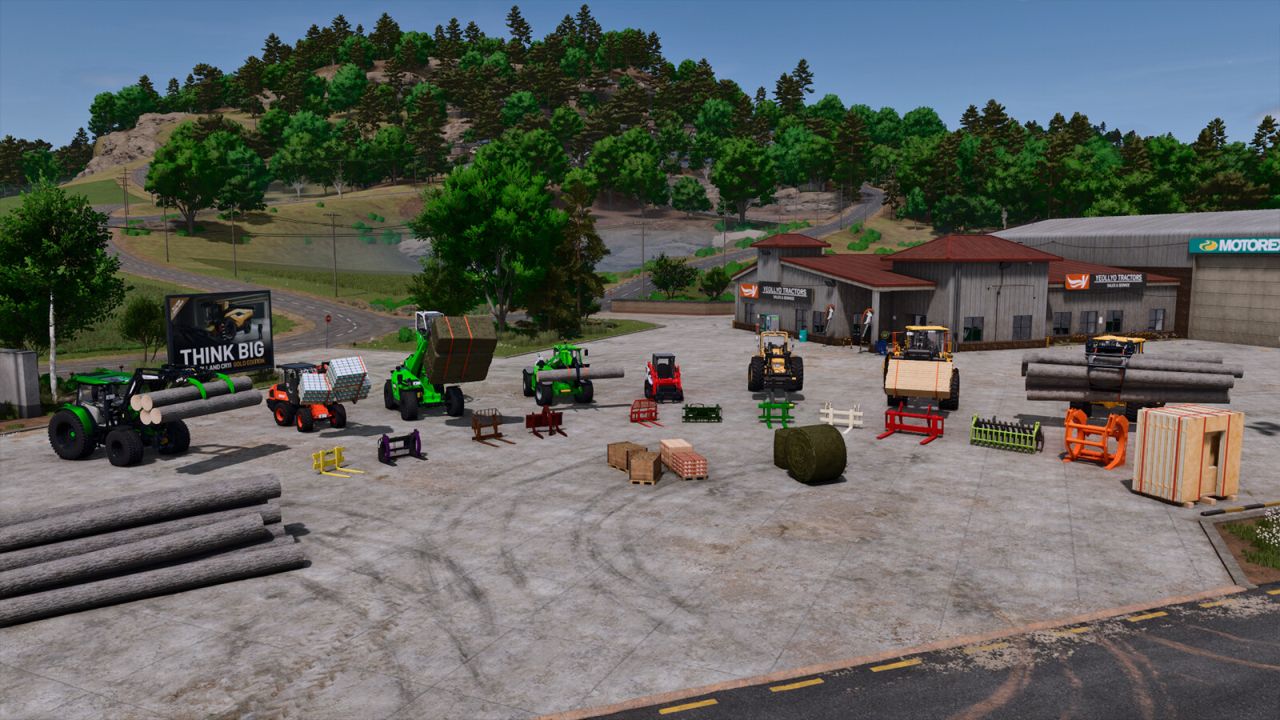 Pallet Fork With Tension Belts