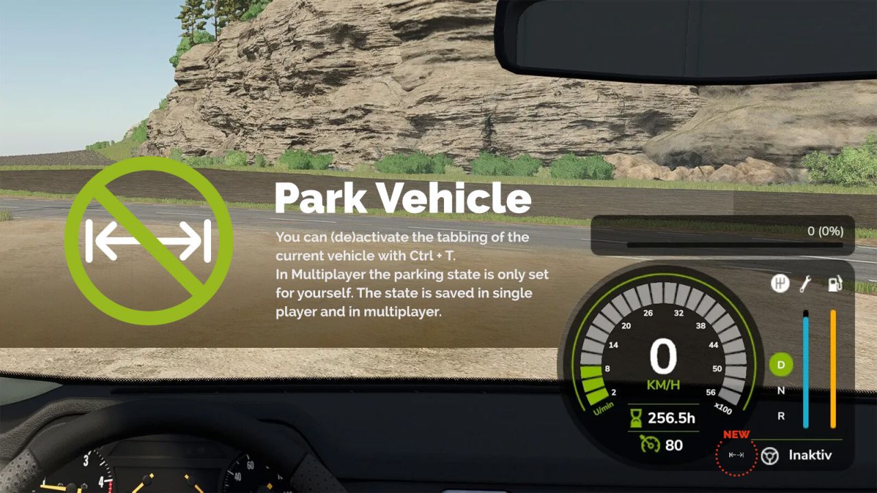Parkeer voertuig