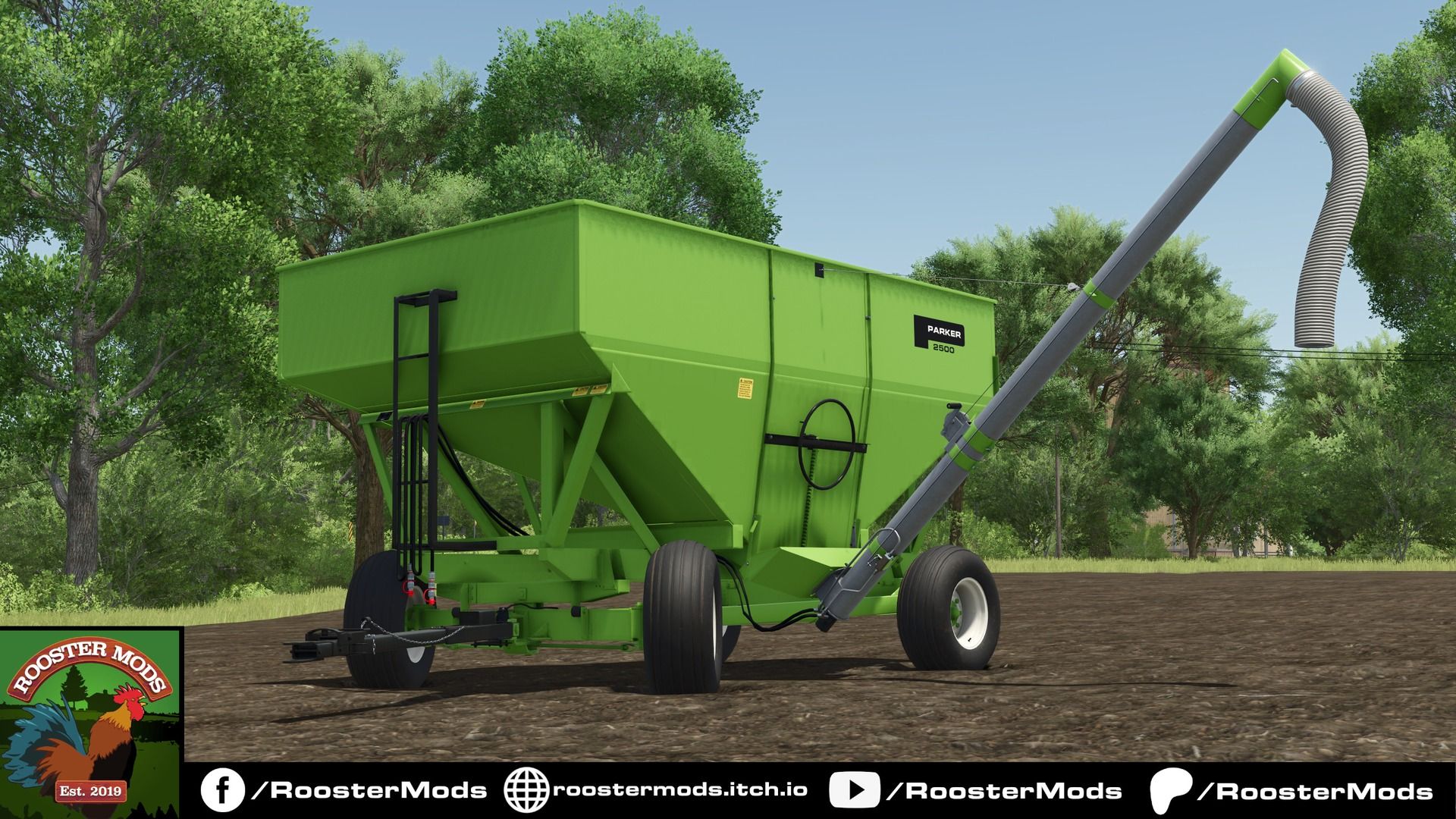 Parker 1400 Auger System on 2500 Gravity Wagon