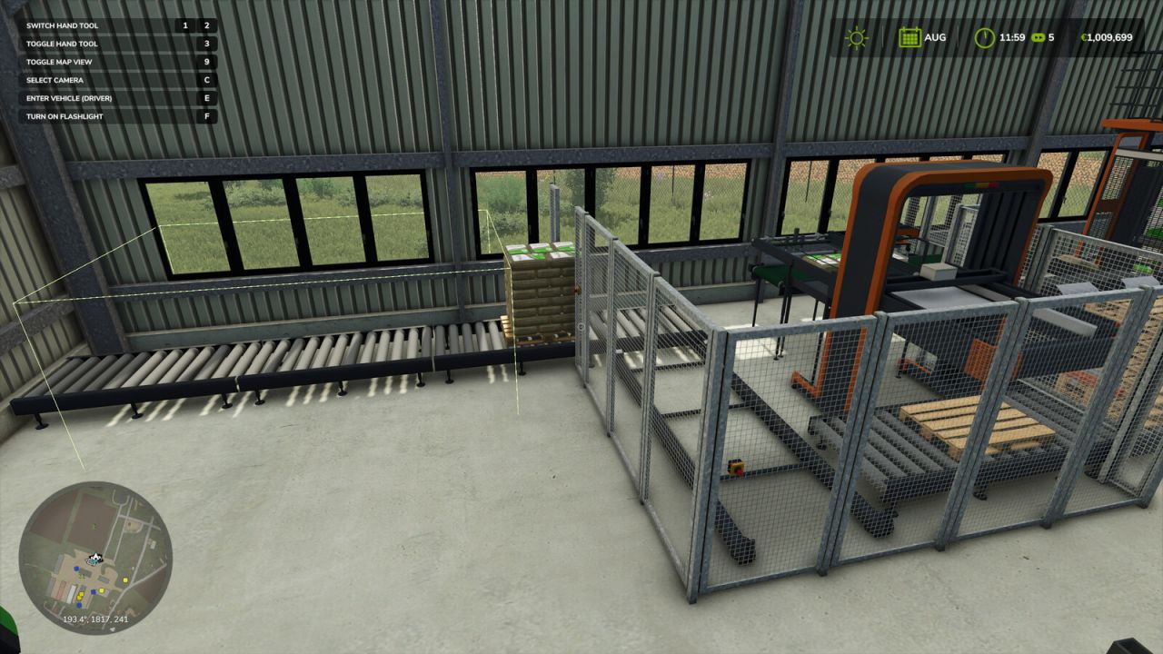 Pellet Hall Auto Stacker FS25 thumbnail 3