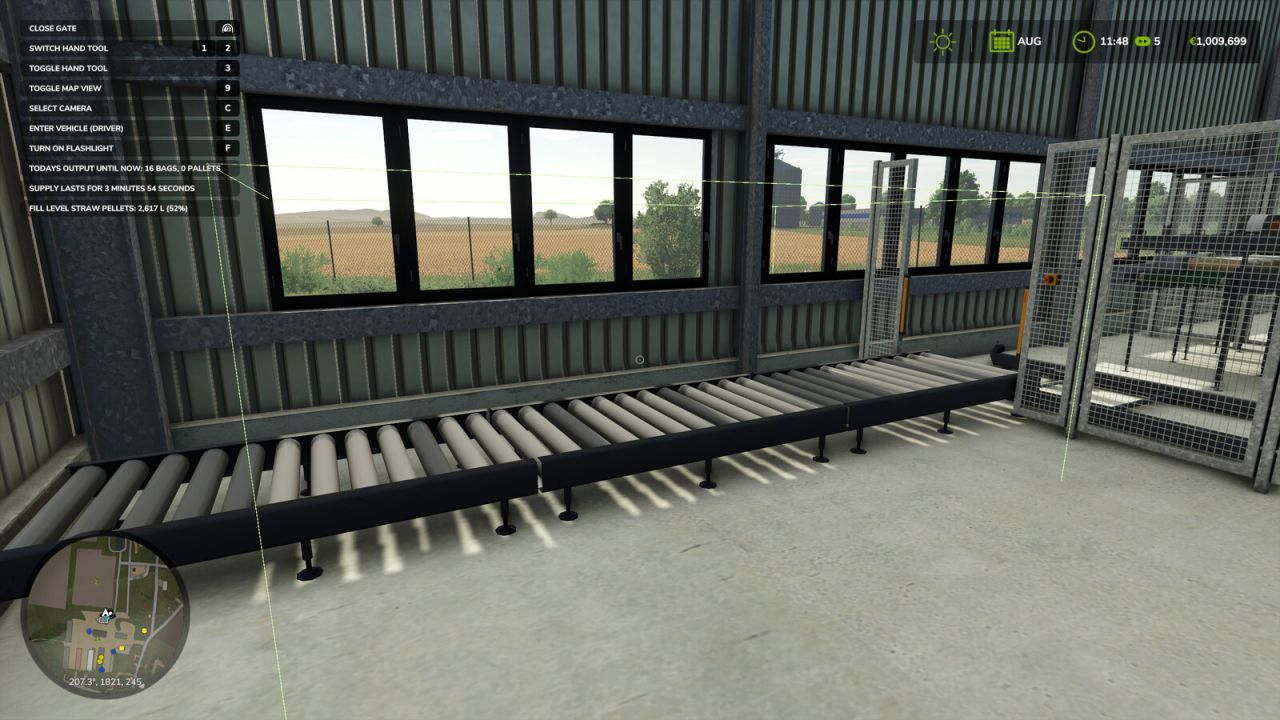 Pellet Hall Auto Stacker FS25 thumbnail 2