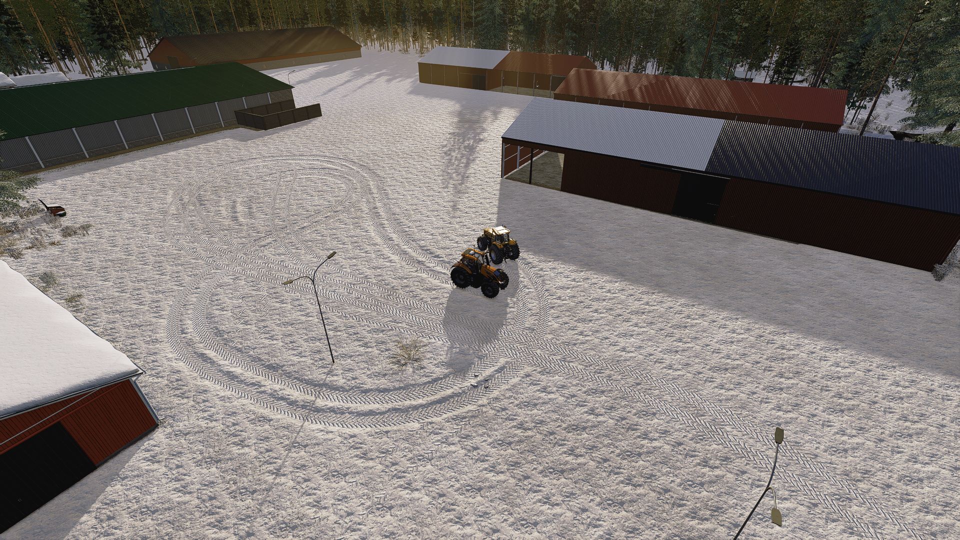 Persistent Tire Tracks