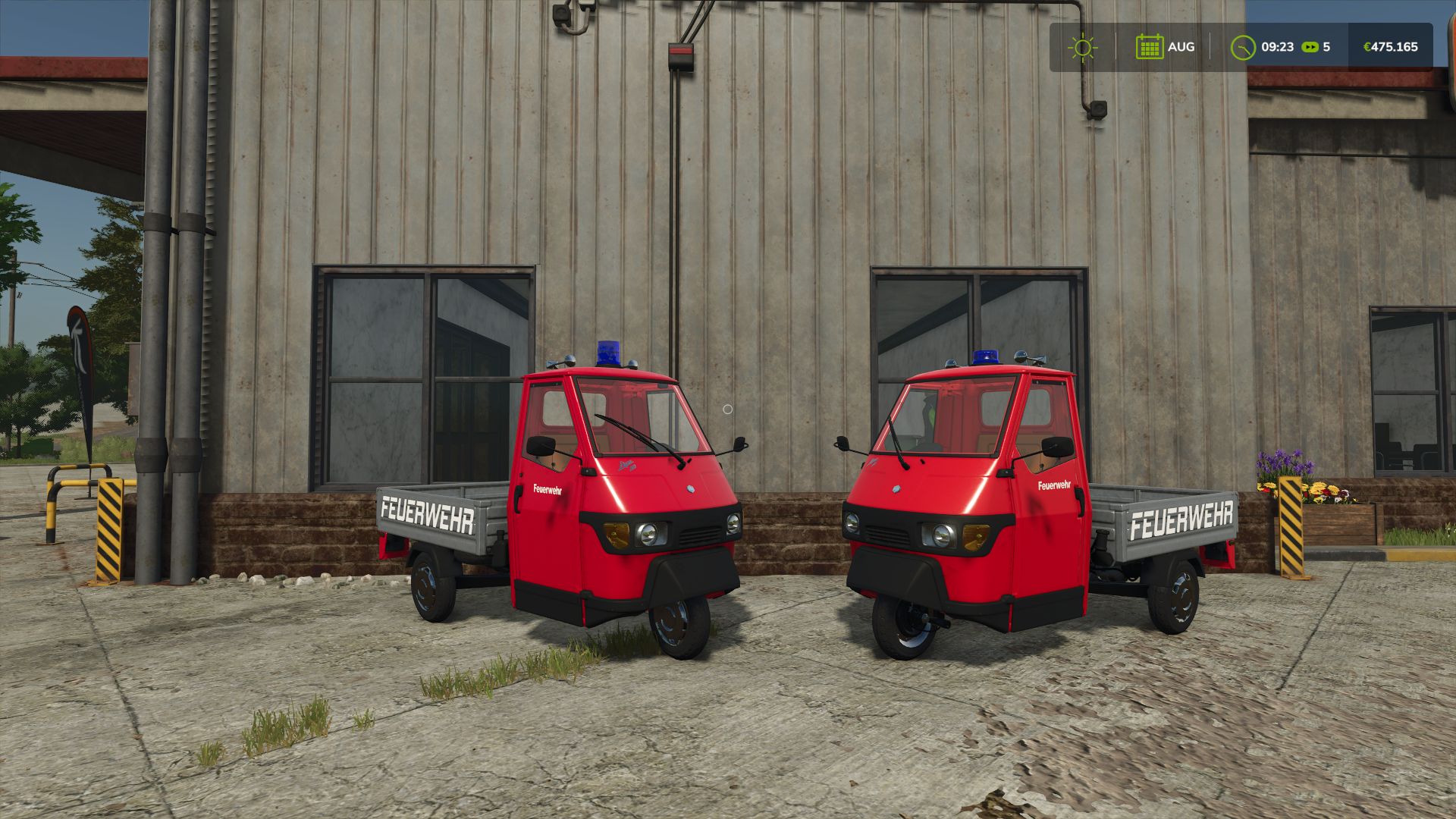 Pompiers Piaggio APE 50
